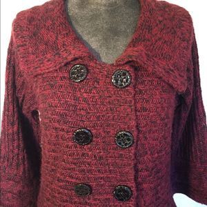 BCBGMAXAZRIA double breasted sweater  Sz M